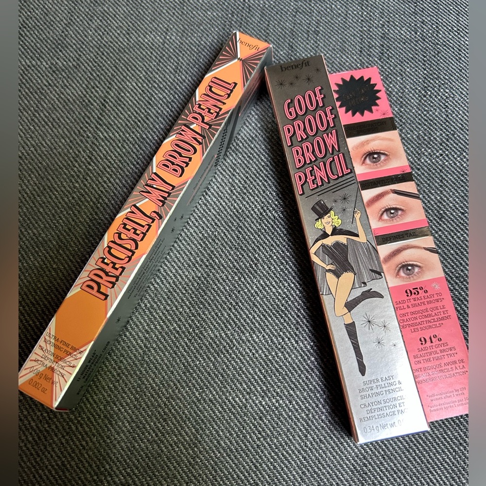 Benefit brow pencils. Brown. New in packaging!